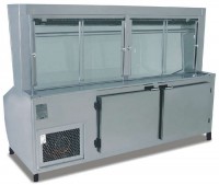 Expositor de açougue Tendal com Deposito - Linha 1000